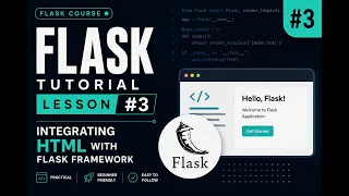 Flask Tutorial for Beginners Integrating HTML with Flask Framework Python Flask Course