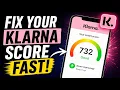 How to Fix Klarna Credit Score