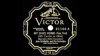 1927 Jean Goldkette - My Ohio Home Hoagy Carmichael trio vocals