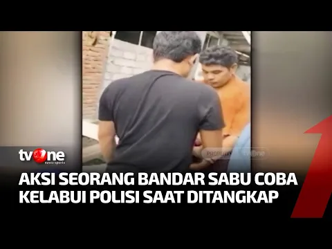 Modus Pura-Pura Pingsan Pengedar Sabu saat Hendak Ditangkap Polisi