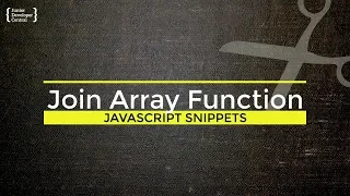 JavaScript join method How to merge arrays into one value