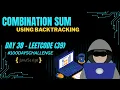 Combination Sum - LeetCode 39 Backtracking with Reuse in JavaScript Day 38