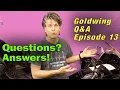 Goldwing Q A Episode 13 Best Tire Pressure Crank But No Start Self-Cancelling Turn Signals