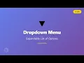 Dropdown Menu Explained A Beginner s Guide to UI Design