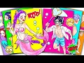 Download Lagu HELP! Mermaid RUMI HUNTRIX Caught By Love JINU SAJA BOYS - KPOP DEMON HUNTERS | Sticker Book DIY