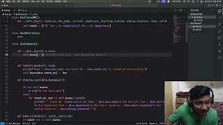 Python OOP Ticket Booking System Object-Oriented Programming Project