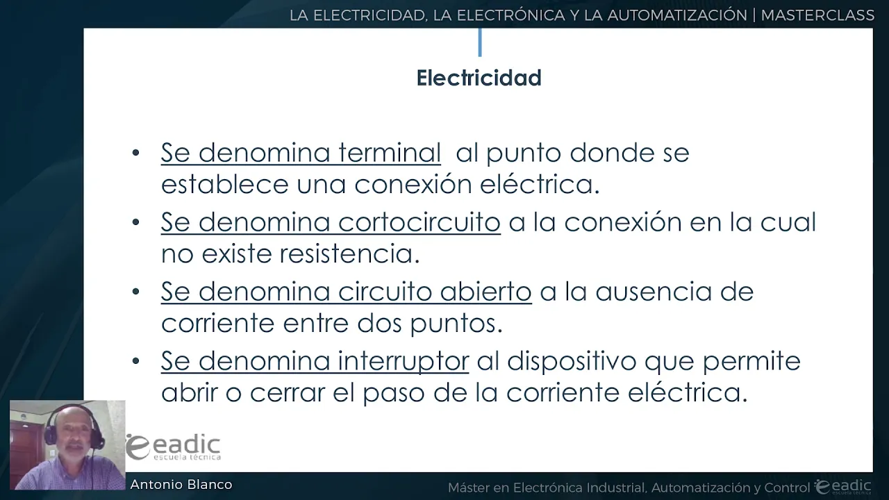 La electricidad, la electrónica y la automatización | Masterclass