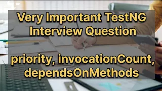 TestNG - priority invocationCount dependsOnMethods