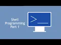 Shell Scripting Tutorial 1 for Beginners Bourne Shell Basics variables user input arithmetic