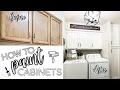 DIY HOW TO PAINT CABINETS
