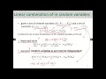 Linear Combination of Multiple Random Variables