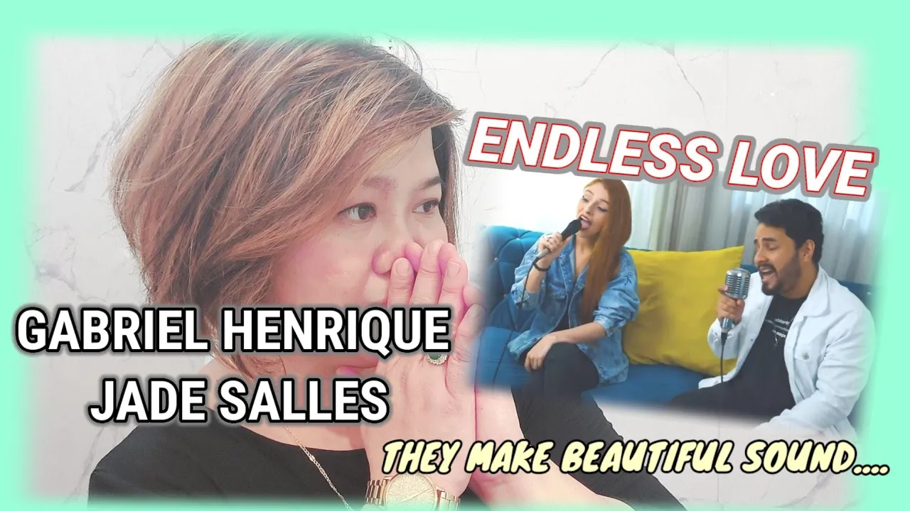 ENDLESS LOVE  (MARIAH CAREY & LUTHER VANDROSS )   GABRIEL HENRIQUE ft. JADE SALLES - REACTION VIDEO