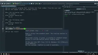 Python Programming - Print A Float with Two Decimal Places