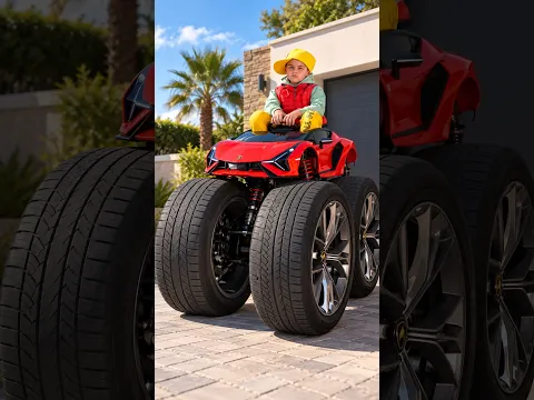 Dima heeft zijn auto geüpgraded met GIGANTISCHE WIELEN! 😱🚗🔥