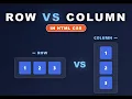 Row and Column in CSS Flexbox Tutorial for Beginners
