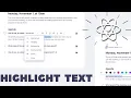 Highlight text in ReactJs Text highlighter reactJs