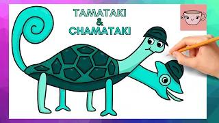 Download How To Draw Tamataki \u0026 Chamataki - Garten of Banban 3 | Easy Step By Step Drawing Tutorial MP3