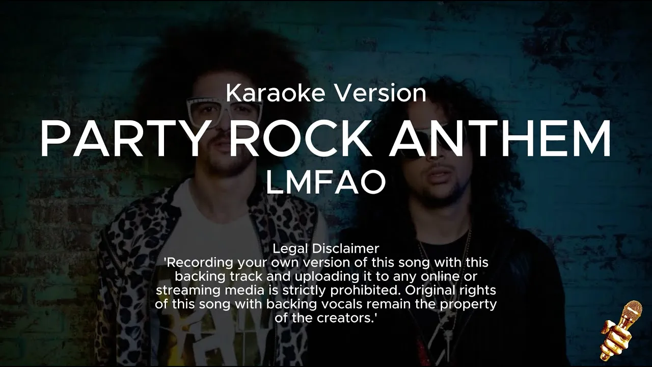 LMFAO - Party Rock Anthem ft. Lauren Bennett, GoonRock (Karaoke Version) LMFAO - Party Rock Anthem ft. Lauren Bennett, GoonRock (Karaoke Version)