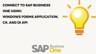 Download How To Connect To SAP Business One Using Windows Forms Application, C#, and DI API MP3