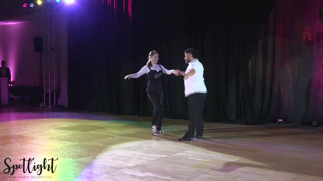 Spotlight New Year's Celebration 2025/2026 Pro Am Novice Routine Candice Jablonski with Derek Leyva