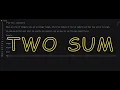 Junior Developer Solves LeetCode Two Sum