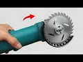 90 of people use angle grinders incorrectly to cut wood Angle grinder hacks
