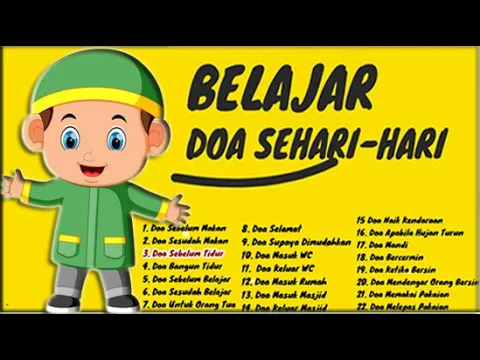 Download MP3 Doa Sehari-hari Anak Muslim LENGKAP - #BelajarDoaIslam