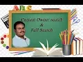 Current Owner Search and Full Search Title Search RJ Tharani