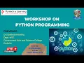 Free Workshop on Python Programming in association with Government Arts and Science College Gudalur