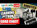 SMARS Quad robot - walking cycle in Python