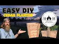DIY Cedar Planter Boxes Ana White Design