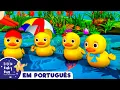 Download Lagu Cinco Patinhos |  Canções para crianças | Little Baby Bum em Português