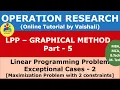 Graphical Method in LPP with Unbounded Solution Operation Research