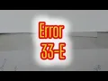 ERROR 33-E REFRIGERADOR SAMSUNG INVERTER