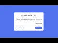 Build A Random Quote Generator in HTML CSS JavaScript Free source code