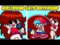 Friday Night Funkin Girlfriend Eats Boyfriend - Hungry GF FNF MOD GF VS BF