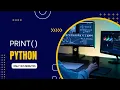 3 Mastering Print Function in Python Parameters Accessing Documentation
