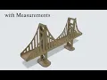 Golden Gate Bridge Cardboard Model How to Make Golden Gate Bridge for a School Project