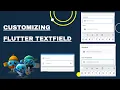 flutter Customizing flutter text fields flutter edit text field text field design flutter ui