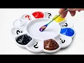 How To Making 13 Beautiful Colors from 6 Primary Colors Satisfying Color Mixing