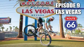 ROUTE 66 A VELO : J'arrive à LAS VEGAS !!!