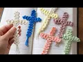 WOW Crochet Cross Bookmark Tutorial for Beginners Super Easy Crochet Cross Bookmark