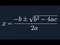 Quadratic Formula Is Overhyped