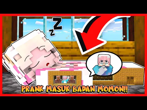 Video Thumbnail: ATUN & VILLAGERS MASUK KEDALAM TUBUH MOMON DAN PRANK SI MOMON !! Feat @sapipurba Minecraft
