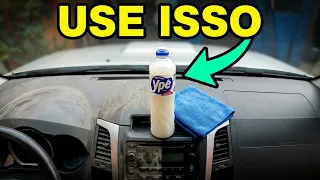 Como Limpar Painel e Plásticos de Carros em Casa