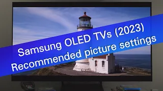 Samsung 2023 OLED TVs S90C and S95C - recommended picture settings