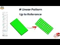 SolidWorks Linear Pattern How to use Up to Reference option