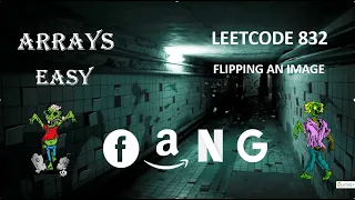 Flipping an Image Leetcode 832 Zero to FAANG DSA Bootcamp