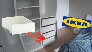 IKEA PAX drawer komplement assembly - montage tiroir