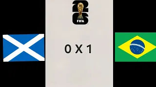 GOL ESCÓCIA🏴 0 X 1 BRASIL🏴 - ##FIFAWorldCup - ((((NARRAÇÃO))))📻